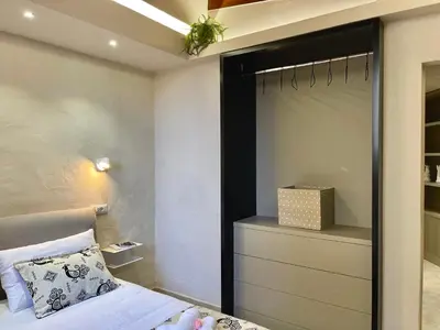 Letto o letti in una camera di Luxury Marina Apartments