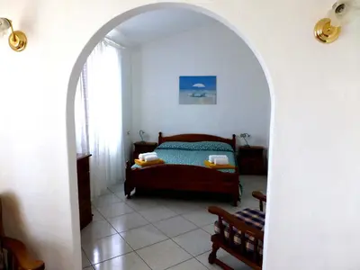 Letto o letti in una camera di Villa Casanova