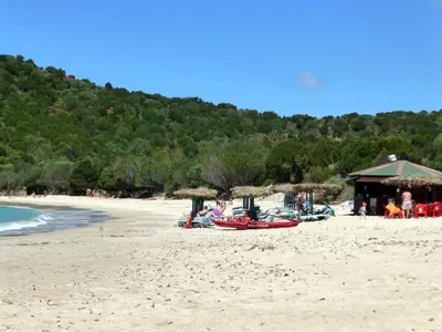 Paesaggio naturale nelle vicinanze della villa