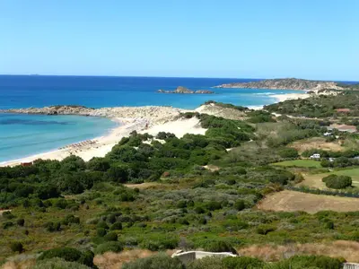 Paesaggio naturale nelle vicinanze della villa