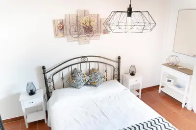 Letto o letti in una camera di Domo Is Domus