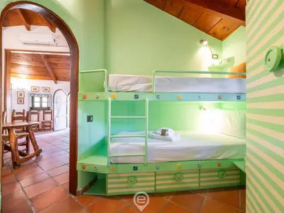 Letto o letti in una camera di Villa Giada