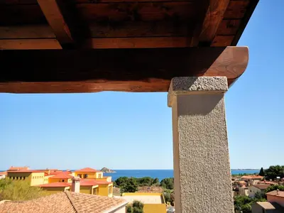 Vista generica sul mare o vista sul mare dall'interno dell'hotel
