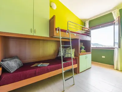 Letto o letti in una camera di Holiday Home Il Nido di Mennenne by Interhome