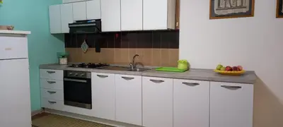 Cucina o angolo cottura di Casa al mare a Torre dei Corsari