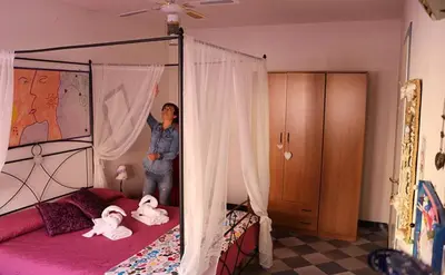 Letto o letti in una camera di Aguadora