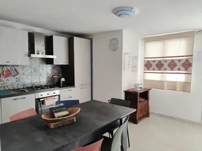 Cucina o angolo cottura di Da Tziu Efisiu Mare e Relax nel Sinis