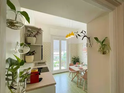 Cucina o angolo cottura di Casa vacanze “Tuvixeddu”