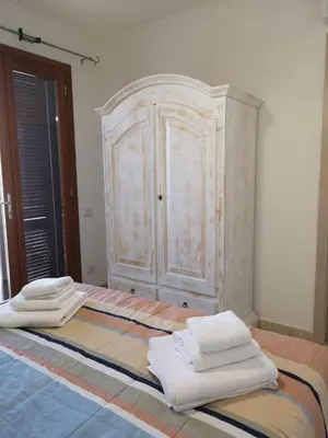 Letto o letti in una camera di Casa vacanze Elsa