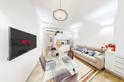 TV o dispositivi per l'intrattenimento presso Dettori 18 Apartment - Cagliari - 2 bathrooms