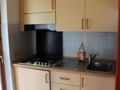 Cucina o angolo cottura di Apartment in Costa Rei near White Sandy Beach