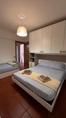 Letto o letti in una camera di Il Verde Ulivo
