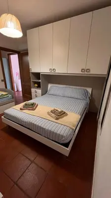 Letto o letti in una camera di Il Verde Ulivo