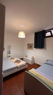 Letto o letti in una camera di Il Verde Ulivo