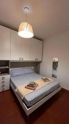 Letto o letti in una camera di Il Verde Ulivo