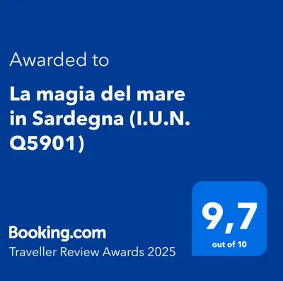 Certificato, attestato, insegna o altro documento esposto da La magia del mare in Sardegna (I.U.N. Q5901)