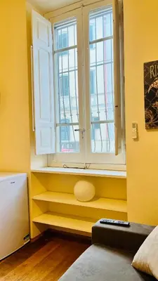 Letto o letti in una camera di Lily CA