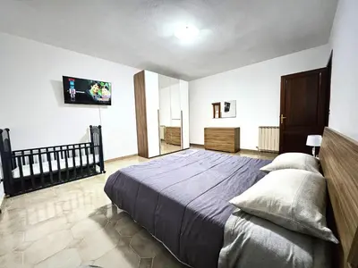 Letto o letti in una camera di House Riky