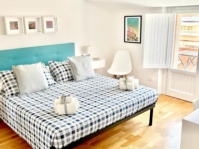 Letto o letti in una camera di Casa Il Maestrale