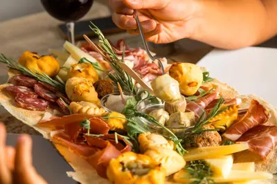 Cibo presso l'agriturismo o nelle vicinanze