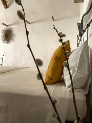 Letto o letti in una camera di Is Scabas Guestrooms