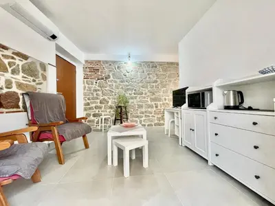 Cucina o angolo cottura di Charming Bari Sardo