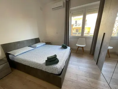 Letto o letti in una camera di Guest - Comodo appartamento a pochi minuti dal mare!