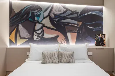 Letto o letti in una camera di Casa Spada Apartments