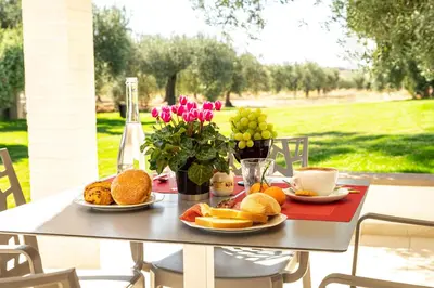 Cibo presso il bed & breakfast o nelle vicinanze