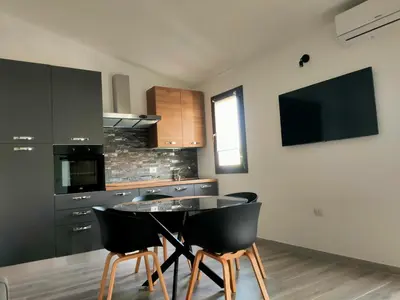 Cucina o angolo cottura di residence Sant'Anna i4MORI