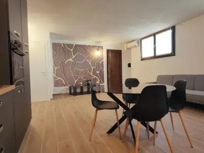 Area soggiorno di residence Sant'Anna i4MORI