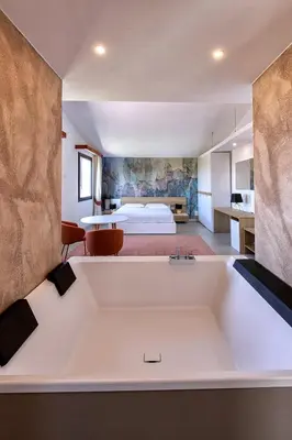 Letto o letti in una camera di Nuovi Poderi Rooms