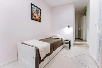 Letto o letti in una camera di Casa 