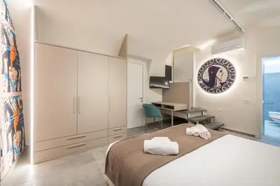 Letto o letti in una camera di Spada Rooms