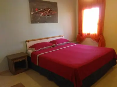 Letto o letti in una camera di Free Zone