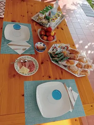 Cibo presso il bed & breakfast o nelle vicinanze
