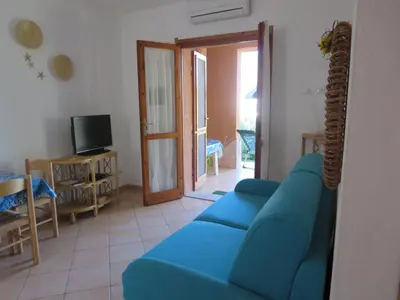 TV o dispositivi per l'intrattenimento presso Villetta Sunrise 4