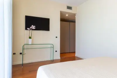 TV o dispositivi per l'intrattenimento presso Terrazza61 - Appartamento con vista spettacolare sulla città di Cagliari