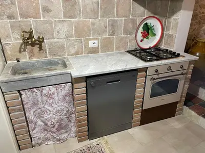 Cucina o angolo cottura di Casa tipica sarda