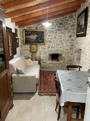 Area soggiorno di Casa tipica sarda