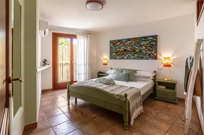 Letto o letti in una camera di Villa Gemma Torre delle Stelle Coast with infinity pool panoramic terraces and garden