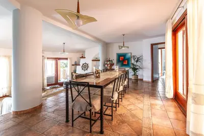 Cucina o angolo cottura di Villa Gemma Torre delle Stelle Coast with infinity pool panoramic terraces and garden