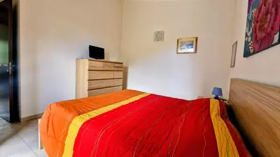 Letto o letti in una camera di Villa Marianna