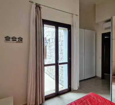Letto o letti in una camera di Villa Marianna