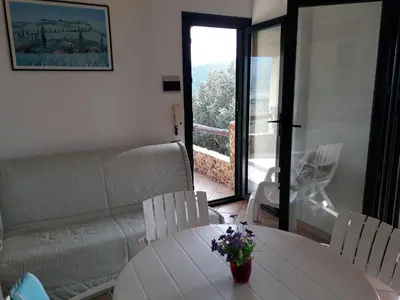 Area soggiorno di Villetta Mari Pintau