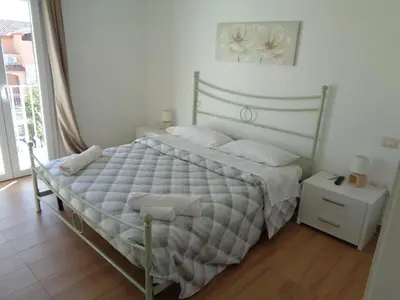 Letto o letti in una camera di Casa Bijou