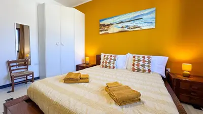 Letto o letti in una camera di Ben House