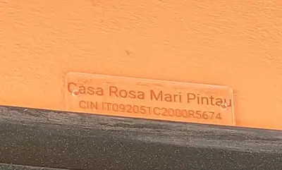 Certificato, attestato, insegna o altro documento esposto da Casa Rosa Mari Pintau