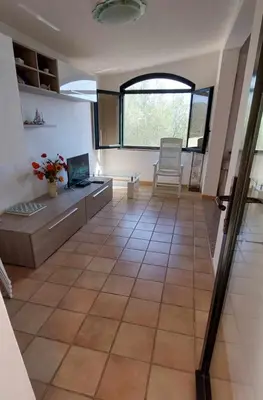 Area soggiorno di Casa Rosa Mari Pintau