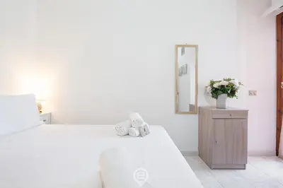 Letto o letti in una camera di Maria's Wonderful Retreat